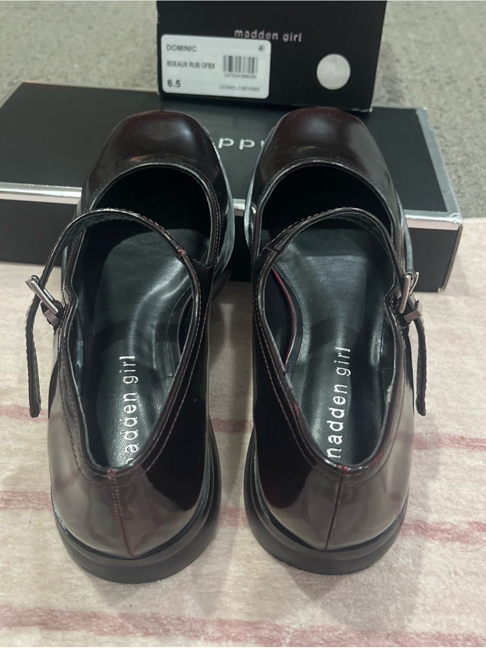 Madden Girl Women's Dominic Mary-Jane Tailored Flats size 6.5 new in box - Picture 11 of 16